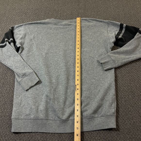 PINK Victoria Secret Sweatshirt Womens Size XS Grey Gray Pullover Crew Neck - Picture 4 of 8
